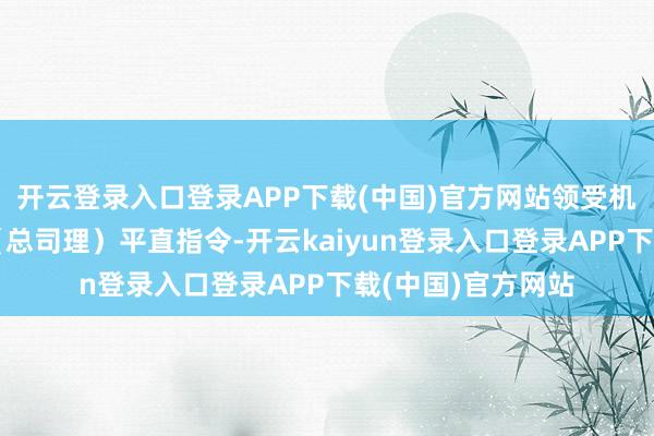 开云登录入口登录APP下载(中国)官方网站领受机构董事长和行长（总司理）平直指令-开云kaiyun登录入口登录APP下载(中国)官方网站
