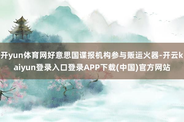 开yun体育网好意思国谍报机构参与贩运火器-开云kaiyun登录入口登录APP下载(中国)官方网站