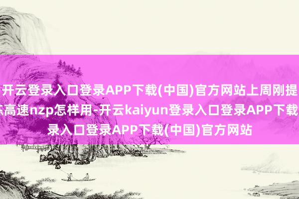 开云登录入口登录APP下载(中国)官方网站上周刚提车的手艺不老练高速nzp怎样用-开云kaiyun登录入口登录APP下载(中国)官方网站